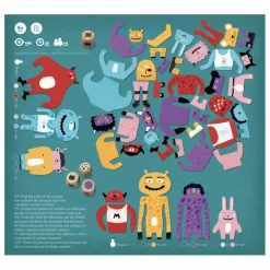 New Londji Jeu d'observation My Monsters Multicolore