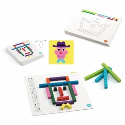 Outlet Djeco Jeu éducatif Batonnix Multicolore