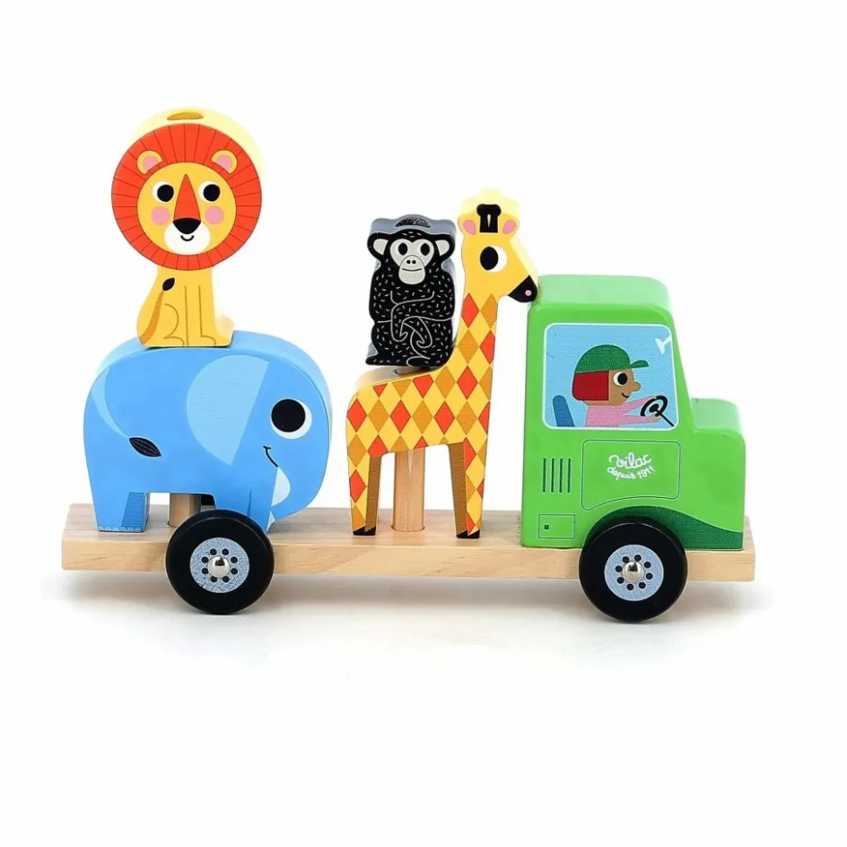 Vilac Jeu Empil'animo de la savane| Jouets D'Éveil|Jouets D'Éveil
