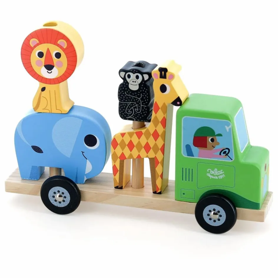 Vilac Jeu Empil'animo de la savane| Jouets D'Éveil|Jouets D'Éveil