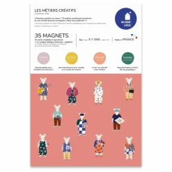 Ma Cabane à rêves Jeux Éducatifs*Jeu magnétique Les Métiers Créatifs