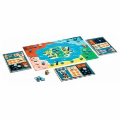 New Djeco Jeu Pirate Island Multicolore