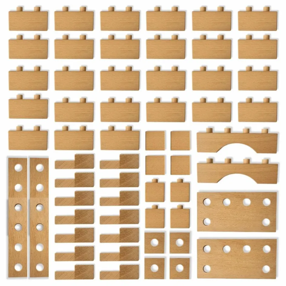 Sarbakane Jeux Éducatifs*Jeux de Construction Brick a Block - Builder