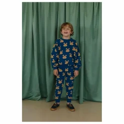 Online We Are Kids Jogger Charles Lapins Coton Bio | Bleu