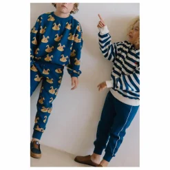 Online We Are Kids Jogger Charles Lapins Coton Bio | Bleu