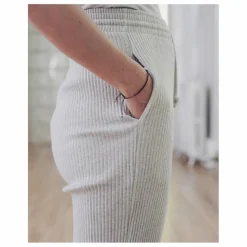 Sale Baserange Jogger Côtelé Coton Bio | Gris