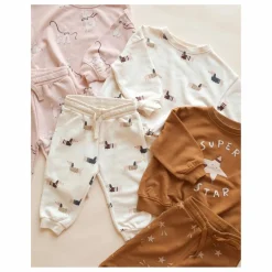 Rylee + Cru Jogger Dachshund | Ecru