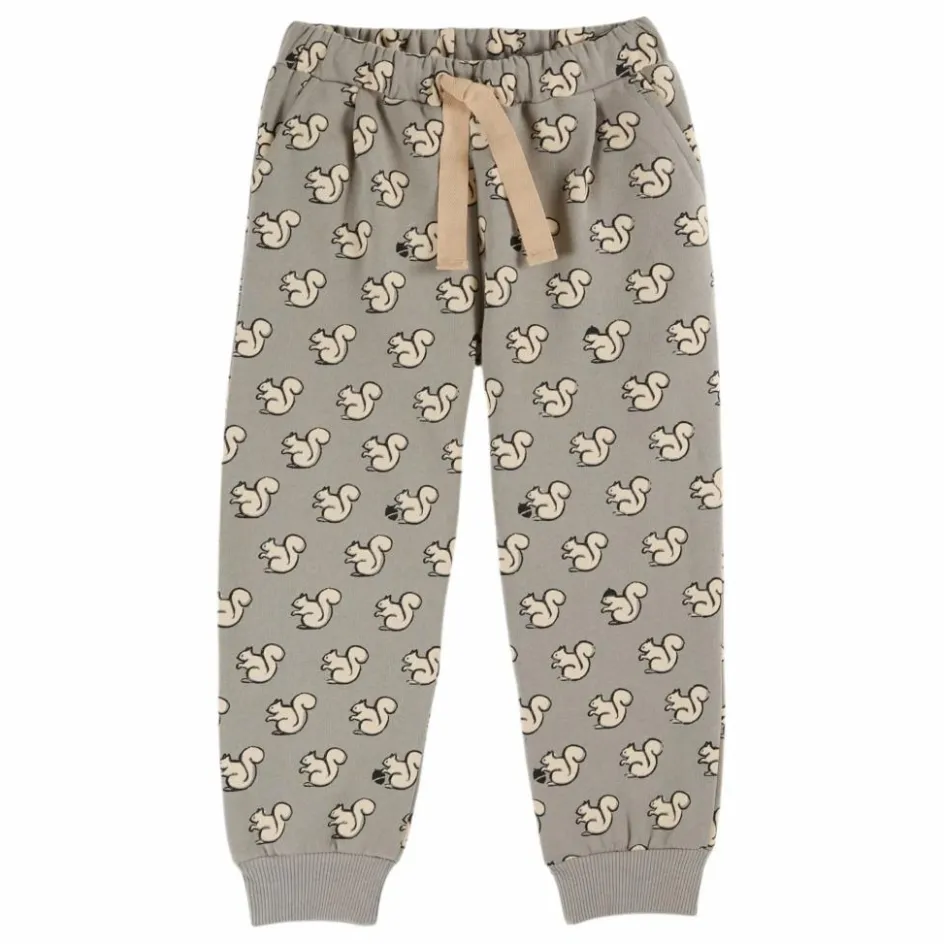 Outlet Jogger Ecureuils Coton Bio | Enfant Pantalons, Joggers