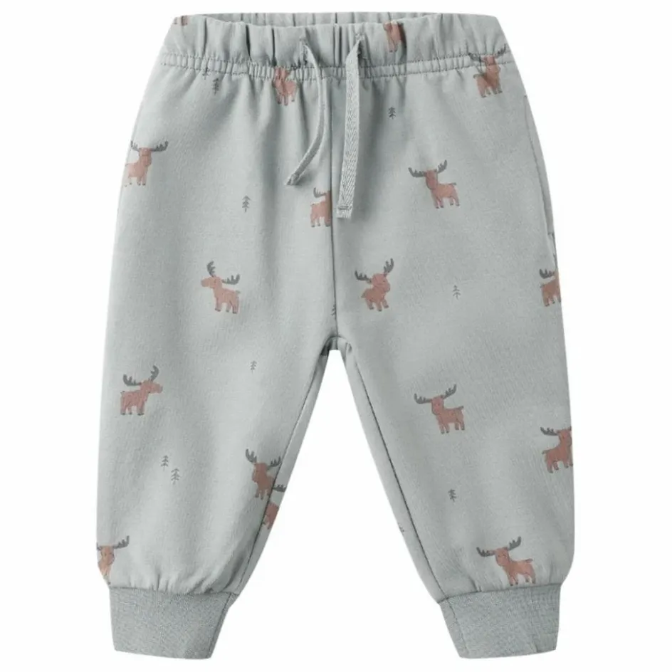 Quincy Mae Jogger Elans Coton Bio | Bleu gris