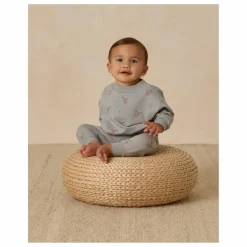 Quincy Mae Jogger Elans Coton Bio | Bleu gris