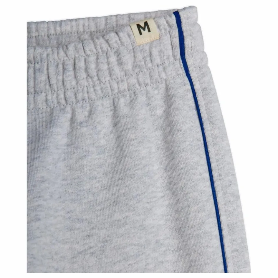 Discount Mini Rodini Jogger Liseré Coton Bio | Gris chiné