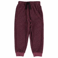 New Piupiuchick Jogger Léopard Eponge Coton Bio | Aubergine