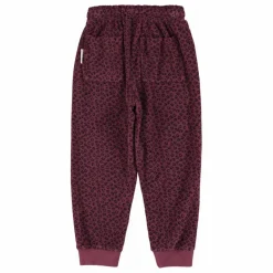 New Piupiuchick Jogger Léopard Eponge Coton Bio | Aubergine