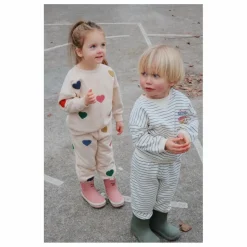 Jogger Lou Cœurs Coton Bio | Enfant Leggings, Pantalons|Pantalons Jeggings