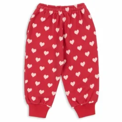Konges Sløjd Jogger Loupy Lou Cœurs Coton Bio ||Enfant Pantalons Jeggings|Leggings, Pantalons