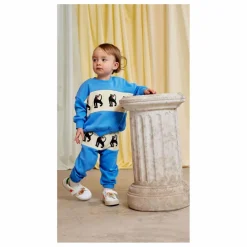 Hot Mini Rodini Jogger Panther Coton Bio | Bleu azur