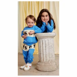 Hot Mini Rodini Jogger Panther Coton Bio | Bleu azur