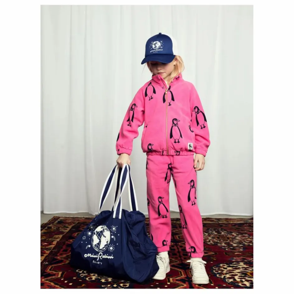 Online Mini Rodini Jogger Polaire Pingouin Fibres Recyclées | Rose