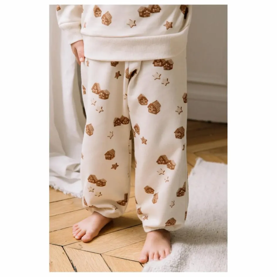 Clearance Studio Bohème Jogger Porgy Noël Coton Bio | Ecru
