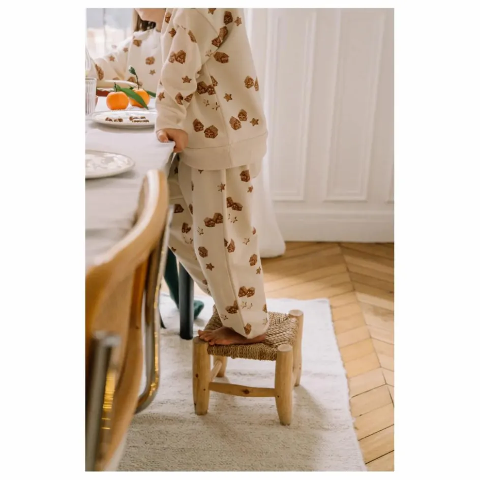 Clearance Studio Bohème Jogger Porgy Noël Coton Bio | Ecru