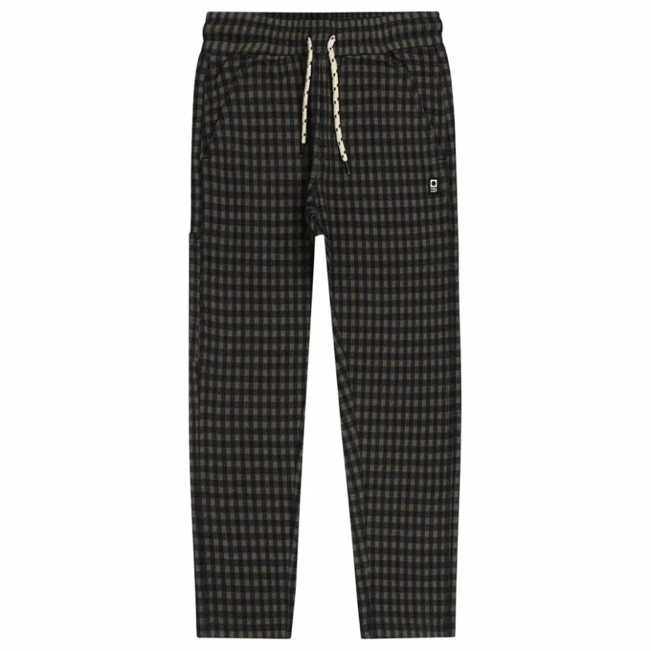 Clearance Tumble N'Dry Jogger Rails Carreaux Coton Bio | Bleu nuit