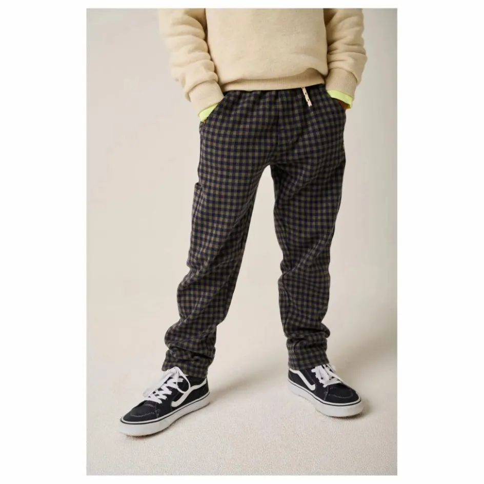 Clearance Tumble N'Dry Jogger Rails Carreaux Coton Bio | Bleu nuit
