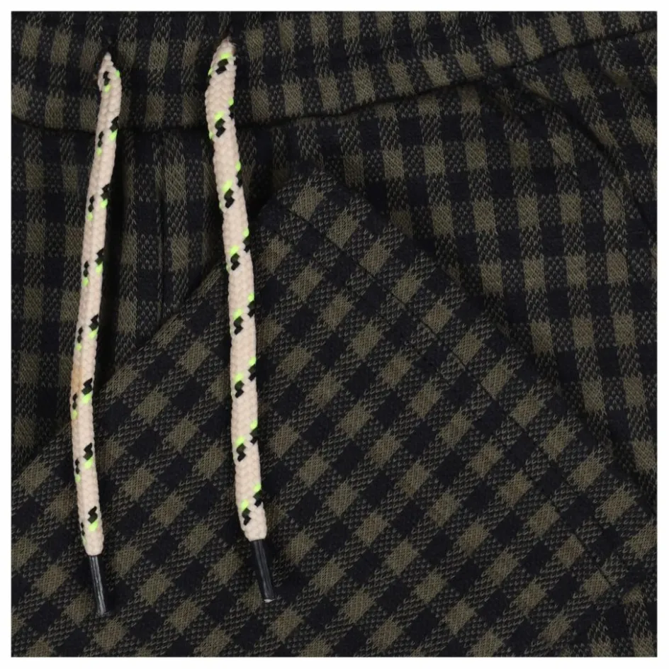 Clearance Tumble N'Dry Jogger Rails Carreaux Coton Bio | Bleu nuit