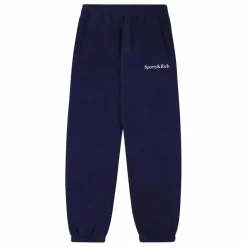 Clearance Sporty & Rich Jogger Serif Logo | Bleu marine