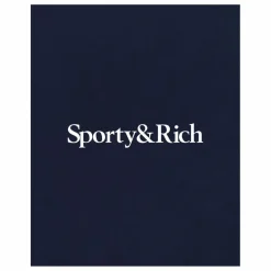 Clearance Sporty & Rich Jogger Serif Logo | Bleu marine