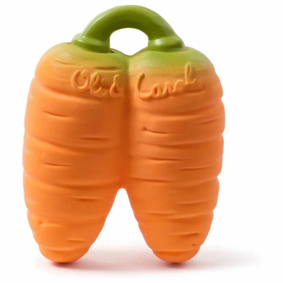 Oli & Carol Jouet de dentition Cathy la carotte| Hochets Et Anneaux De Dentition|Puériculture