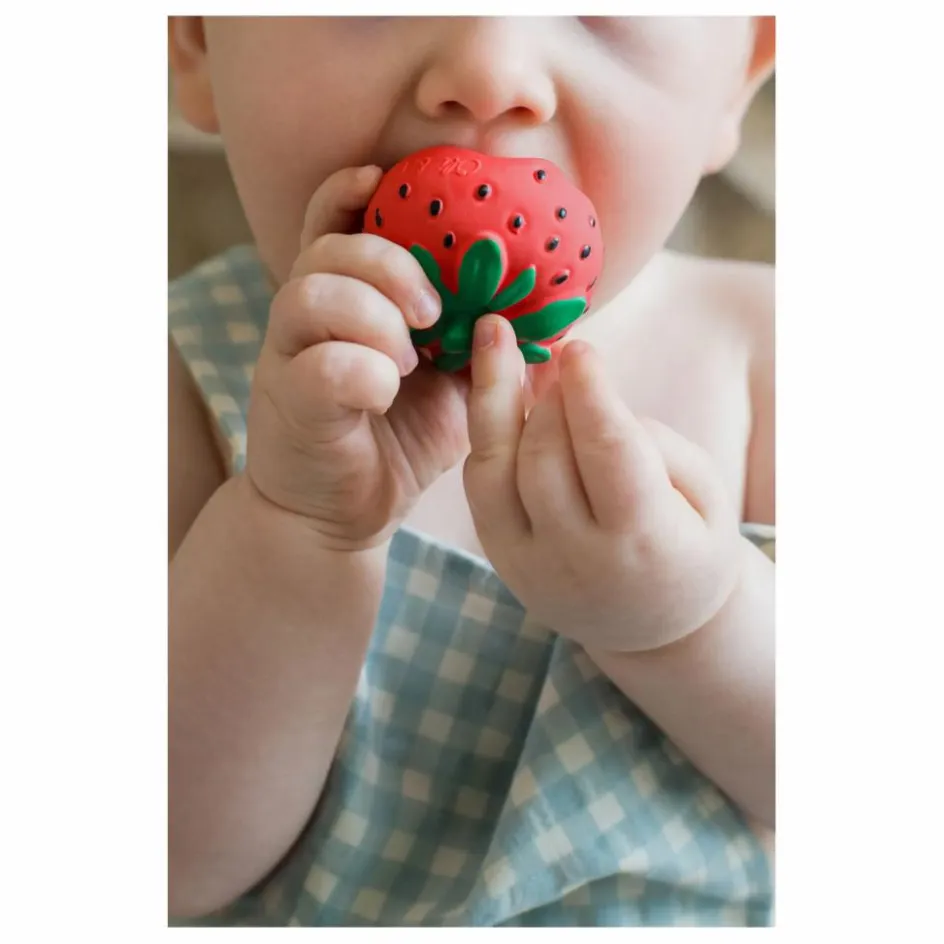 Jouet de dentition Sweetie la fraise Hochets Et Anneaux De Dentition|Puériculture