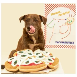 The Furry Folks Accessoires Animaux*Jouet de fouille Pizza