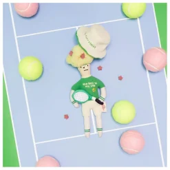 Outlet The Furry Folks Jouet de fouille Tennis Hooman | Vert