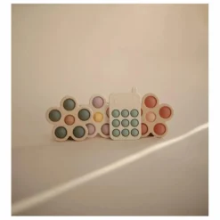 Mushie Jouet pop it en silicone || Hochets Et Anneaux De Dentition|Puériculture