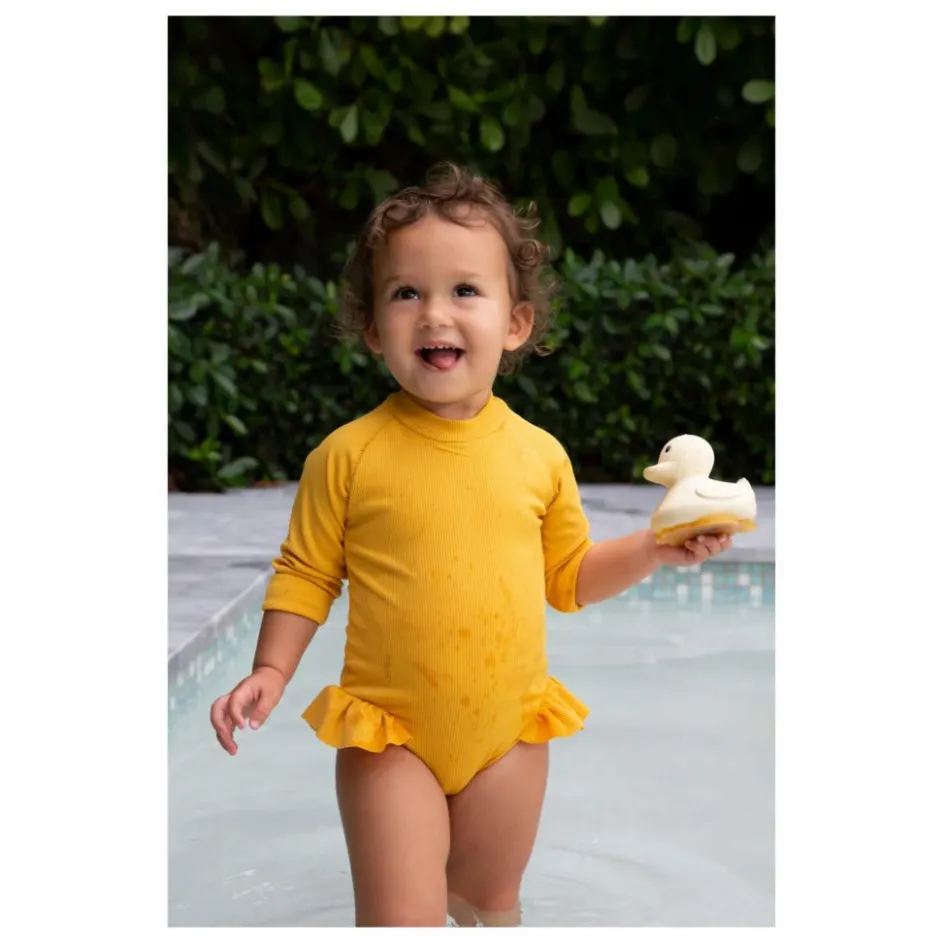 Hot Jouet pour le bain upcyclé - Canard | Jouets D'Éveil|L'Heure Du Bain