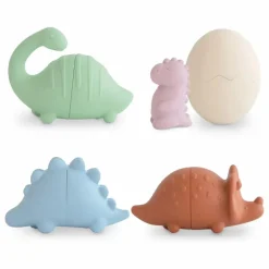 Discount Mushie Jouets pour le bain Dino - Set de 4 Multicolore