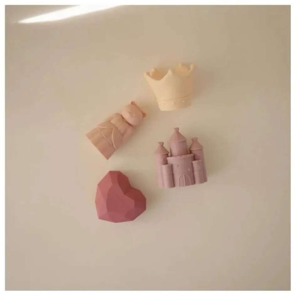 Online Mushie Jouets pour le bain Princesse - Set de 4 | Rose