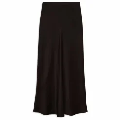 Discount Anine Bing Jupe Bar Soie | Marron foncé