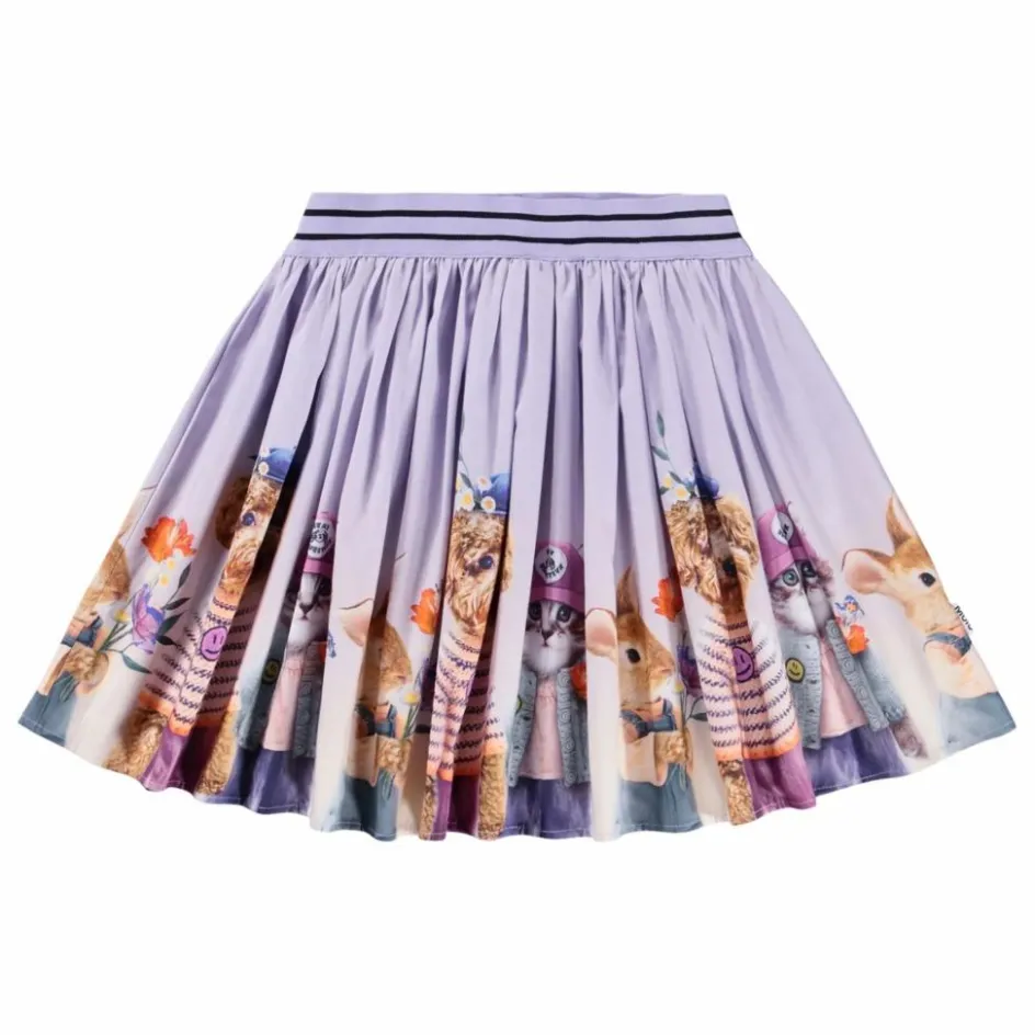 Outlet Molo Jupe Brenda Coton Bio | Lilas tLilas