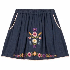 Enfant Louise Misha Jupes, Shorts*Jupe Brodée Pialou Coton Bio |