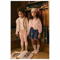 Enfant Louise Misha Jupes, Shorts*Jupe Brodée Pialou Coton Bio |
