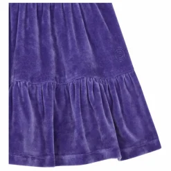 Clearance SMALLABLE BASICS Jupe Courte Fille Elastiquée à la Taille en Velours | Bleu indigo