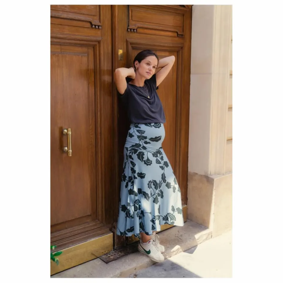 Best Paloma Collection Jupe de Grossesse Mira Tokyo | Bleu