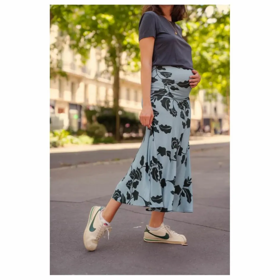 Best Paloma Collection Jupe de Grossesse Mira Tokyo | Bleu