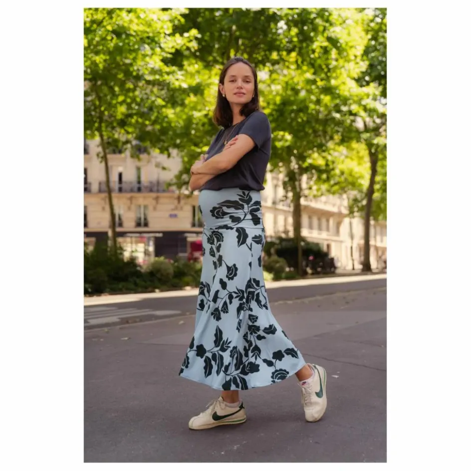 Best Paloma Collection Jupe de Grossesse Mira Tokyo | Bleu