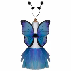 Great Pretenders Jupe de papillon avec ses ailes et sa baquette || Déguisements