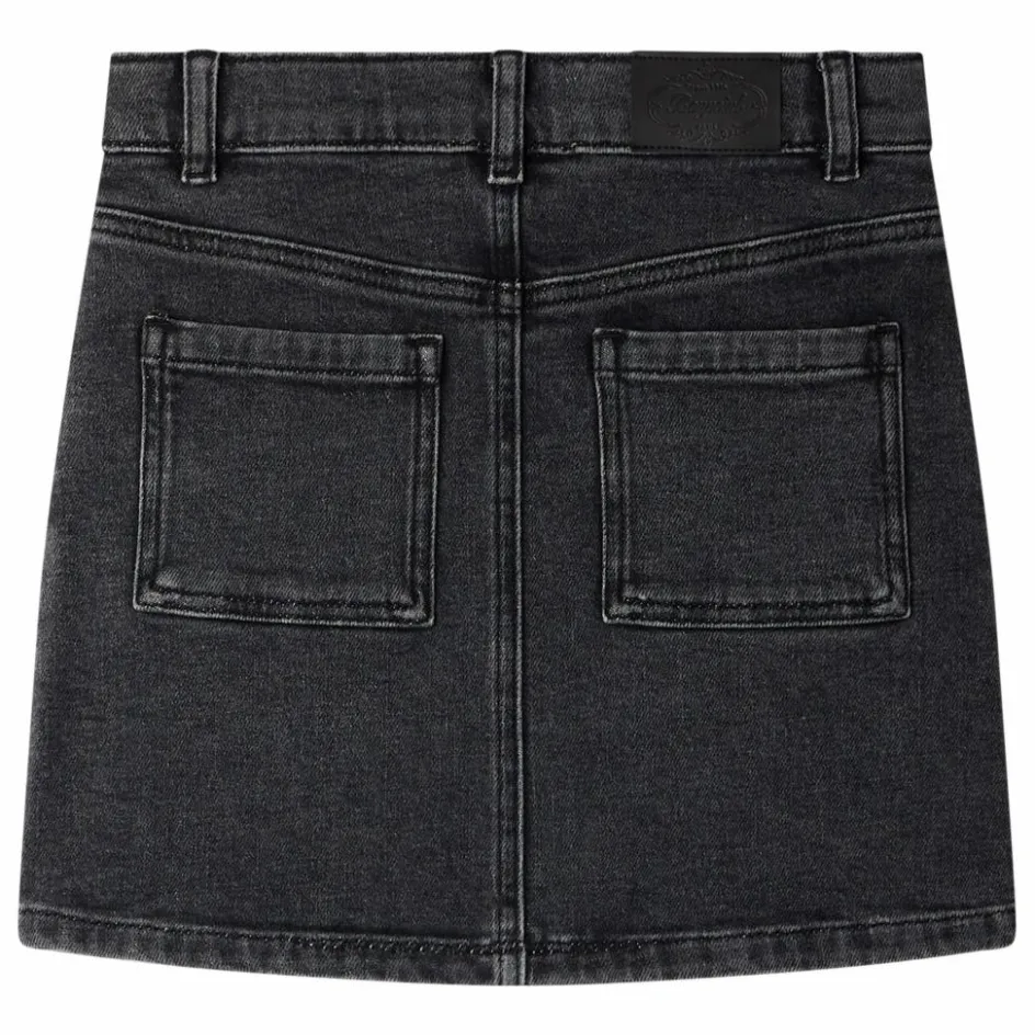 New Bonpoint Jupe Dexie Coton Bio | Noir