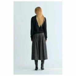 the new society Jupe Dione Carreaux Laine ||Femme Jupes, Shorts