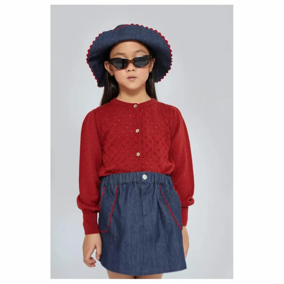 Best Mipounet Jupe en Jean Cecilia | Bleu foncé