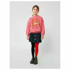 Clearance Bobo Choses Jupe en Jean Rayée Coton Bio | Bleu marine